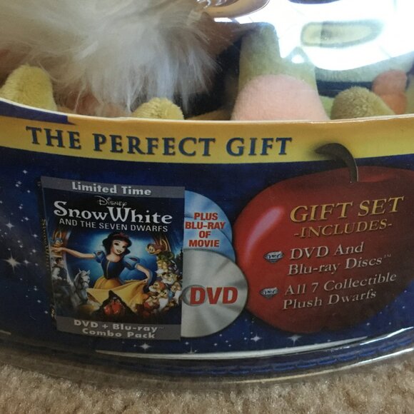 Disney Seven Dwarfs 7" Plush + 10" Dopey Plush in O Plastic Case Ltd Diamond Ed. - Picture 14 of 16